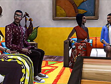 Indian family group sex mom son father and daughter