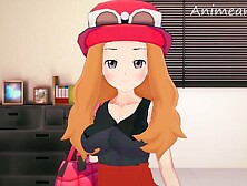 Fucking Horny Trainer Serena From Pokemon Until Cream Pie - Hentai Asian Cartoon