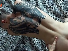 56 Stepdad Fucks Muscular Twink's Juicy Ass,  Cumming In His Hole