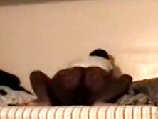 Black Aunt and Uncle shagging in guest room