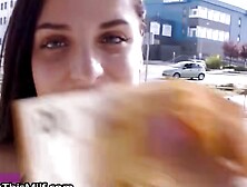 Big Boob Bouncing Beauties - Outdoor Public Flash Masturbation