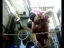 Bangla desi village girls bathing in Dhaka city HQ (5)