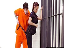 Isis Love fuck behind bars doggystyle by Small Hands