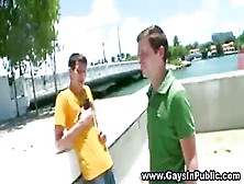 Amateur Gay Teen Gets A Mouthful