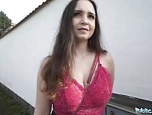 Public Agent He pays good money to see her wonderful big natural boobs