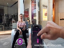 Control My Vibrator In The Shopping Centre