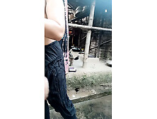 Charming sweet indian chick is bathing in the bathroom and showing her sexy nude body and boos.  shower scene of a erotic horny