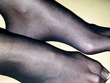 Nylon feet Sperm Shot compilations #2