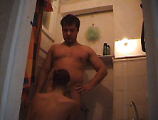 Carol in real amateur couple in an erotic massage video