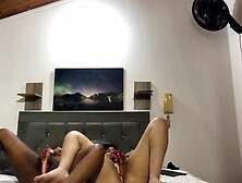 destroying threesome virgin pussies with dildos