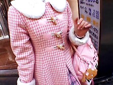 Pussy toyed japanese teen gets fucked in missionary pose