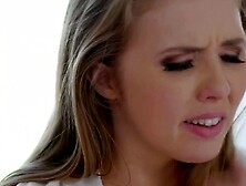 Reagan Foxx teaches virgin Lena Paul how to dovefuck pussy