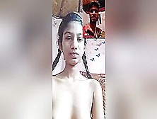 Bangladeshi Cute Girl Showing Her Small Boobies