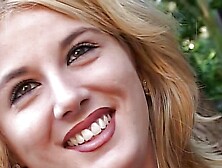 Sexy blonde milf gets fucked hard in all 3 holes