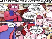 Gravity falls the next summer - Dipper's foursome reverse group-sex -- Outdoor Cabin Fuckfest