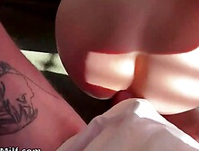 Anal Step-Brother's Slutty Sister - Anal Sex with Sibling in Lingerie
