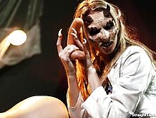 There is a COCK HUNGRY DEMON waiting for me in the basement