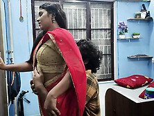 Hot Mallu Girl in Red Half Saree Fucks Boyfriend - Desi Romance & Sex
