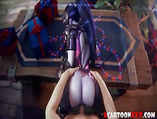 Widowmaker From Overwatch Takes Doggystyle Sex