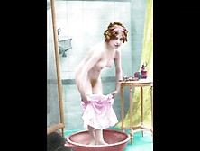 Colored Edwardian Postcards 2  - Sexy Miss Fernande