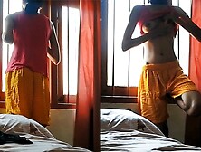 Desi Bhabhi Real Indian Home-Made Bitch Ready for Web-Cam Show
