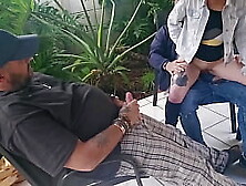 Cuckqueen fucking neighbour while i watch and masturbate