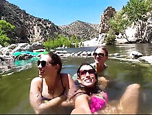 Amateur outdoor threesome Telsev