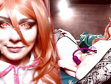 Dirty Nurse Power destroys her cunt and butt and then does double penetration on St Valentine's day