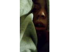 White Bitch Sleeping With Open Mouth