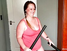 Big Chubby Whore Vacuuming Her Fat Pussy