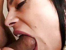 A Lot Of Cum In Her Mouth