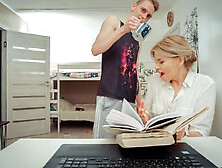 Literature Tutor Blackmailed Into Sex With Devious Disciple