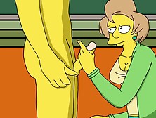 Lisa Simpson gets a super steamy massage from Loveskysanx in Simpvill