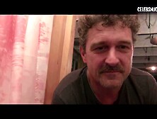 Kristel Breugelmans Nude,  breasts scene in Laundry Man (2016)