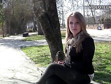 Year Blond Jess Does Her 1st Porn Casting