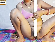 Your Namita Fucks Her Ass And Pussy By A Tube Light