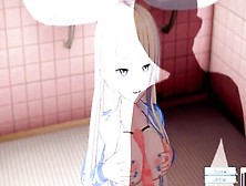 Cute little blonde with big tits sucks dick and gets rammed