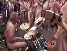 World Naked Bike Ride Brighton 2016 Girl With Hairy Pussy