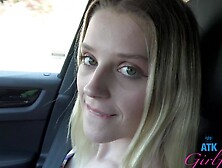 Video Of Blonde Maria Anjel Teasing And Giving Road Head In Pov