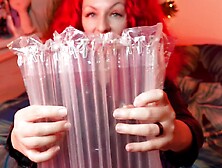 ASMR transparent film with air bubbles