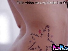 Super hawt large bazookas mother I'd like to fuck Candace Leilani hawt striptease after excitement posing in underware