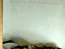 My Roommate Was Filming Me - Horny Milf Masturbates Then Uses A Dildo