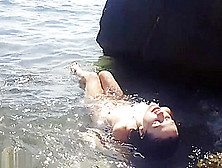 Sultry Mermaid Sucks Cock On The Seashore And Gets Sperm In The Mouth