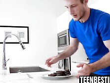 Bff's Share A Threesome With Hunk In Hardcore Action