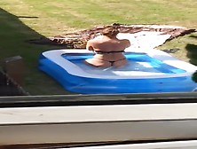 Sunbathing Milf Neighbour