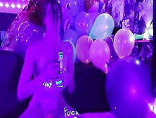 Toke,  Smoke & Riding My Vibrator Under Blacklights!