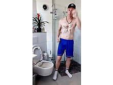 Bjoern Voyeur Sub Toilet Drinking And Caging In