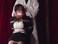 Cutie Policegrls Trckd And Tiedup To Await Their Turn In Th