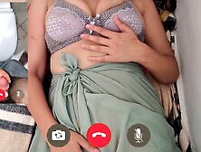 Busty mature Arab woman from Algeria shows off her big natural tits