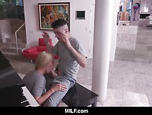Ravishing Busty Blonde Pounded Hard By Stepson